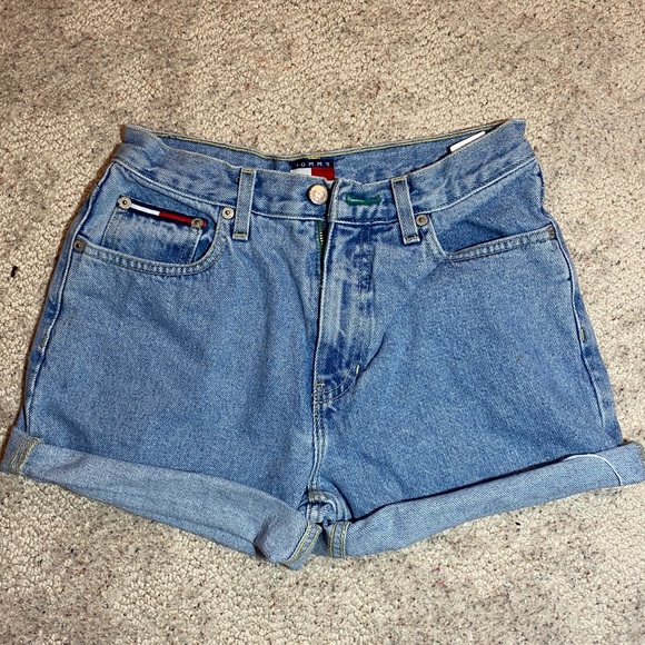 denim shorts tommy hilfiger
